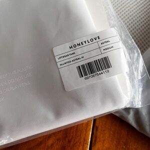 Honeylove LiftWear Tank Astral / Medium NWT White